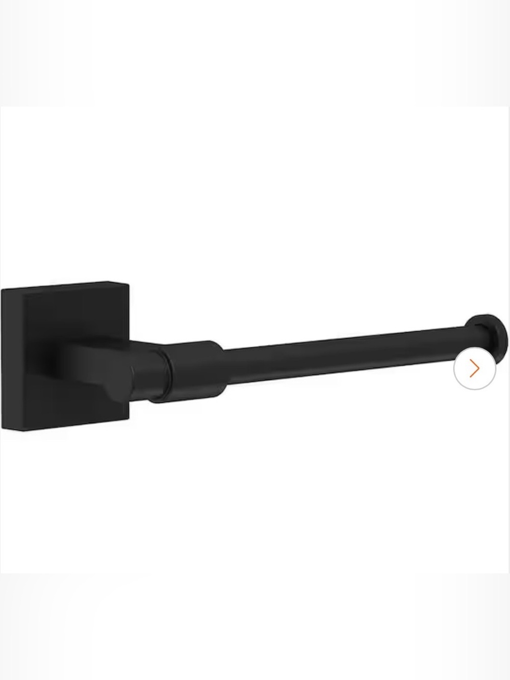 Franklin Brass Maxted Wall Mount Single Toilet Paper Holder Hardware Matte Black